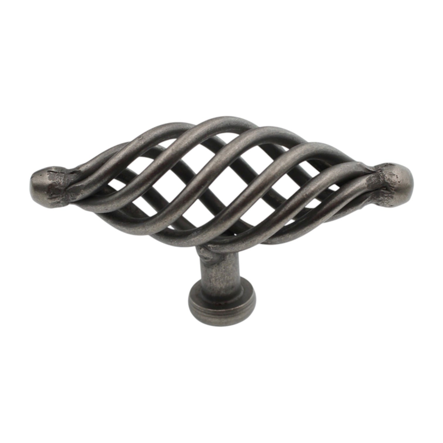 Schaub  Antique Pewter 3 3/8" Birdcage Cabinet Knob 340-AP