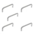 Laurey White 5 Pack Cabinet or Drawer  3"cc Wire Pull Handle 34242