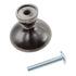 Jeffrey Alexander Duval 1 1/4" Cabinet Knob Brushed Pewter 343BNBDL