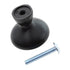 Jeffrey Alexander Duval 1 1/4" Knob Brushed Oil Rubbed Bronze 343DBAC