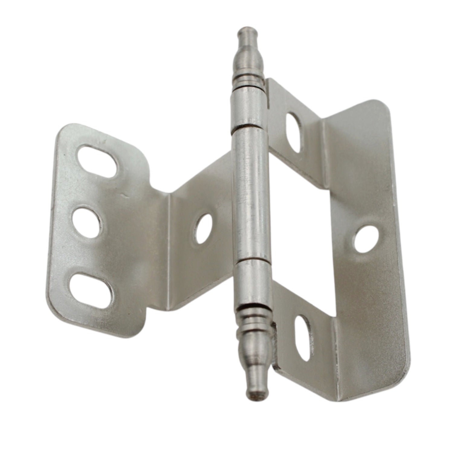 Hafele 3/4" Full Inset Wrap Hinge Matt Nickel Minaret Tip 351.86.600
