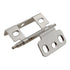 Hafele 3/4" Full Inset Wrap Hinge Matt Nickel Minaret Tip 351.86.600