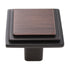 Elements Calloway 1 1/4" Cabinet Knob Brushed Oil Rubbed Bronze 351L-DBAC