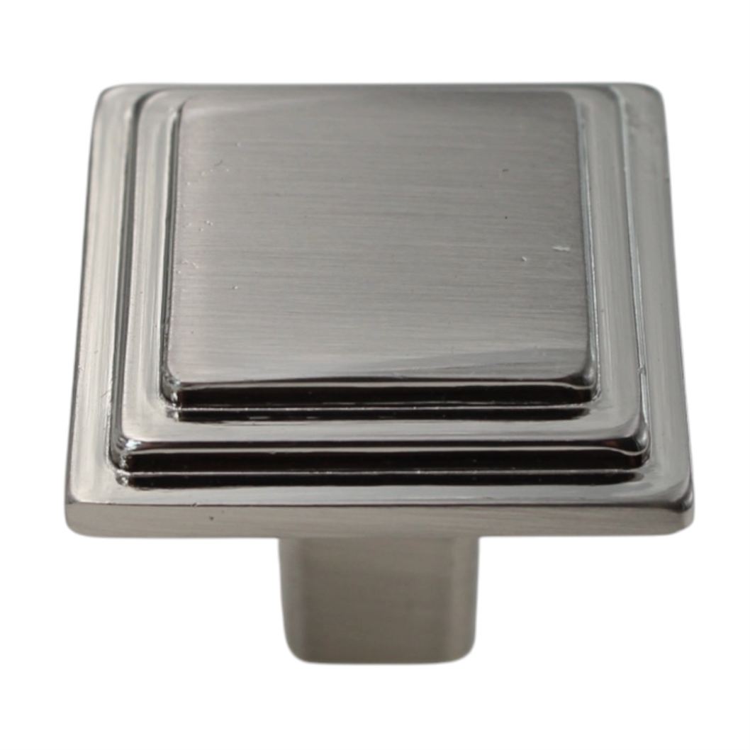 Jeffrey Alexander Calloway 1 1/8" Square Knob Satin Nickel 351