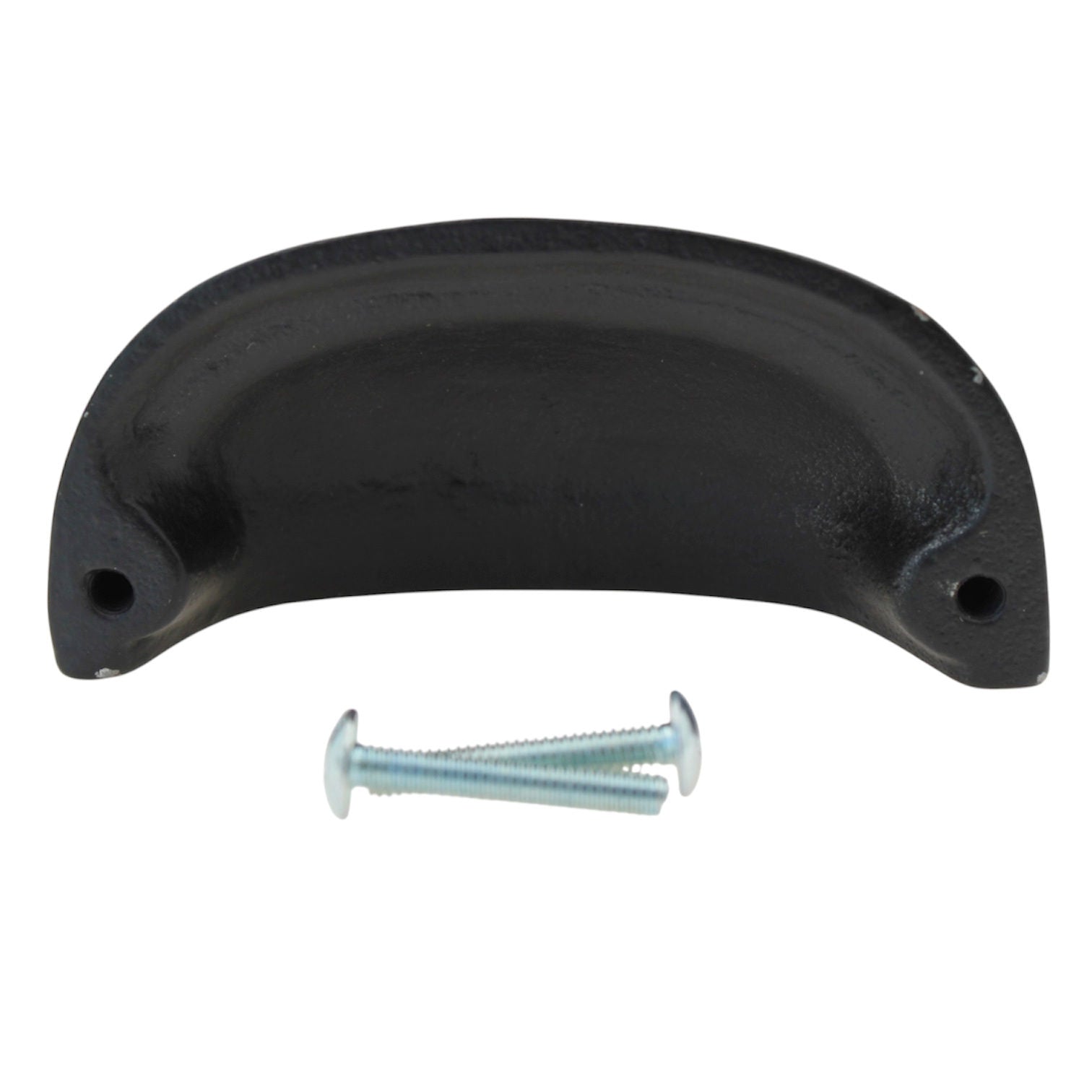 Schaub  Flat Black 3" Ctr Cabinet Cup Pull 388-FB