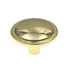 Ultra Designer's Edge 1 1/4 Inch Cabinet Decorative  Knob Polished Brass 41521