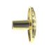 Ultra Designer's Edge 1 1/4 Inch Cabinet Decorative  Knob Polished Brass 41521