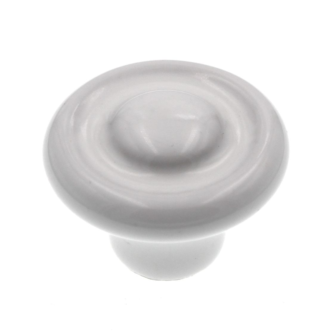 Ultra Designer's Edge 1 3/8 Inch Ceramic Cabinet Knob White 41619