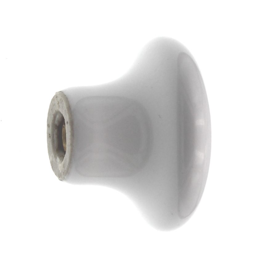 Ultra Designer's Edge 1 3/8 Inch Ceramic Cabinet Knob White 41619