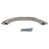 Jeffrey Alexander Drake  3 3/4" (96mm) Ctr Arch Pull Satin Nickel 423