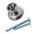 Jeffrey Alexander Drake Angled 1 3/16" Round Knob Satin Nickel 423