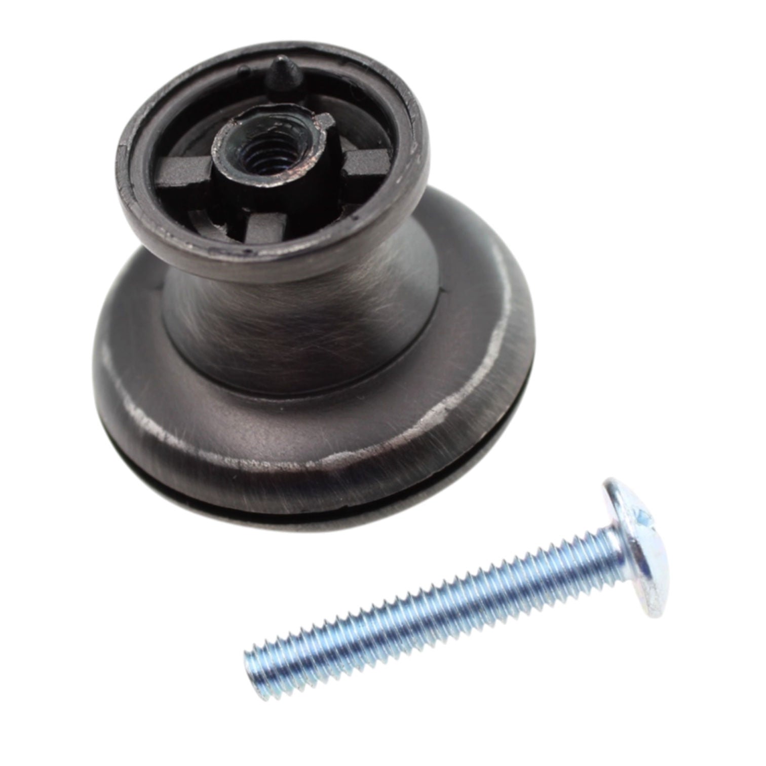 Elements Drake 1 3/16" Cabinet Knob Brushed Pewter 423BNBDL
