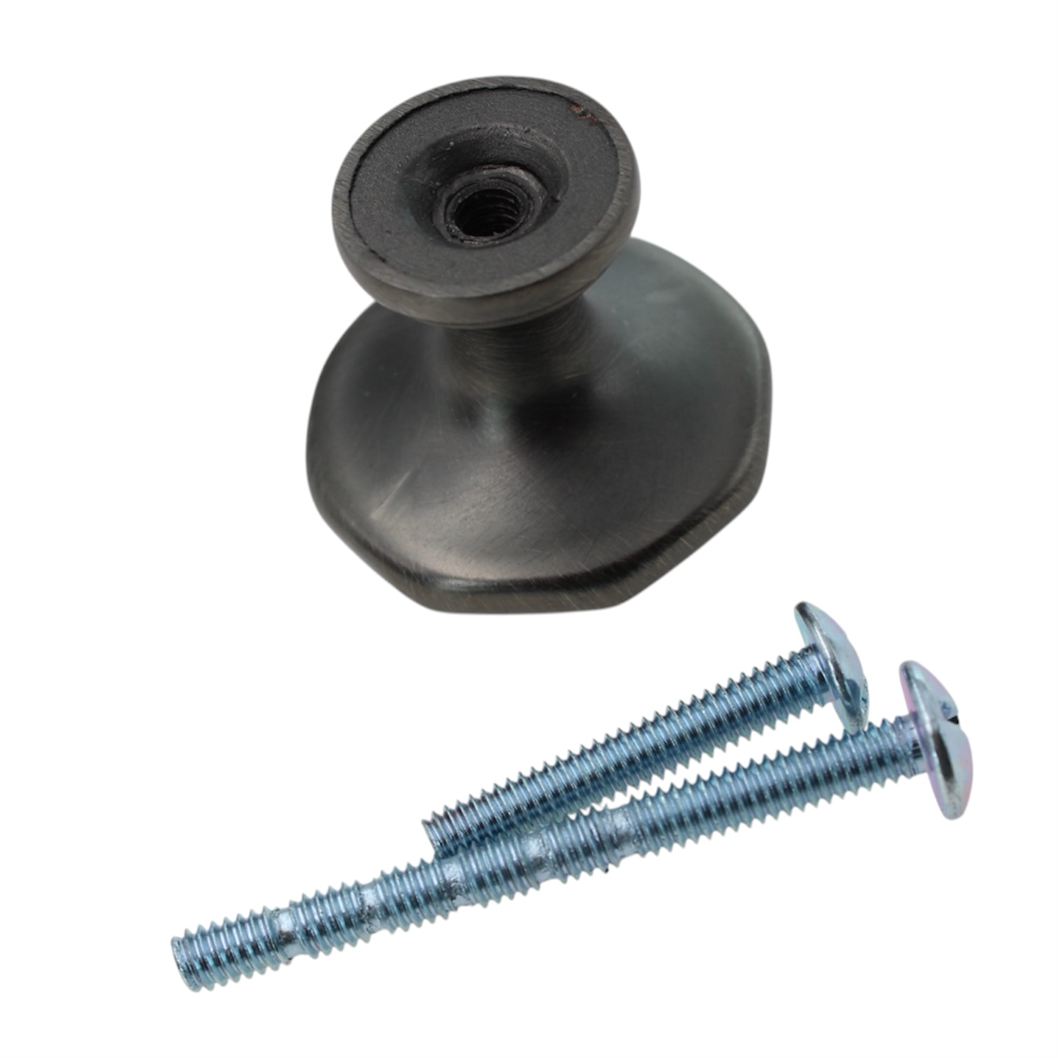 Jeffrey Alexander Drake 1 3/16" Octogon Knob Gun Metal 424