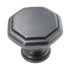 Jeffrey Alexander Drake 1 3/16" Octogon Knob Gun Metal 424
