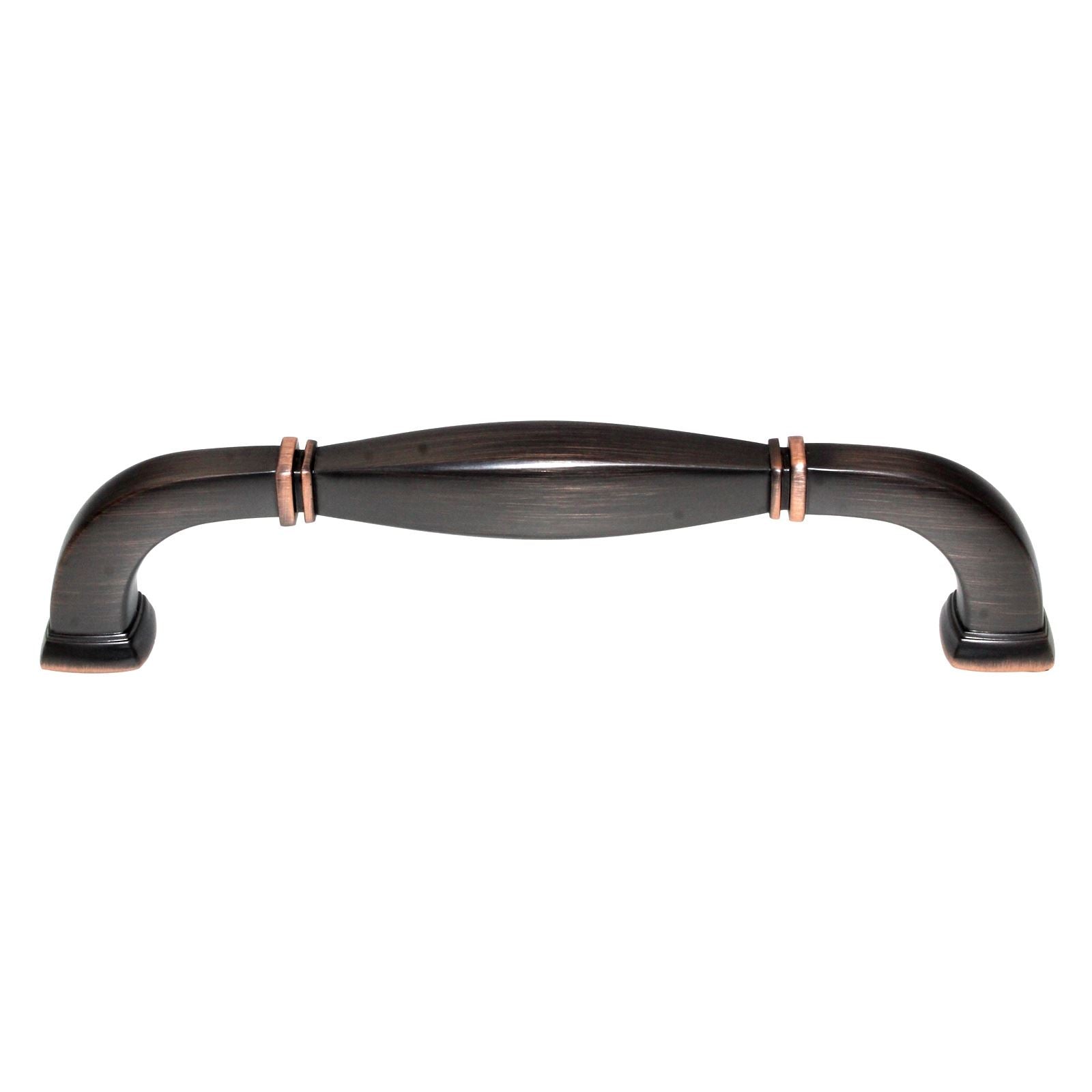 Richelieu Heritage 6" Ctr Cabinet Arch Pull Brushed Oil-Rubbed Bronze 502106BORB