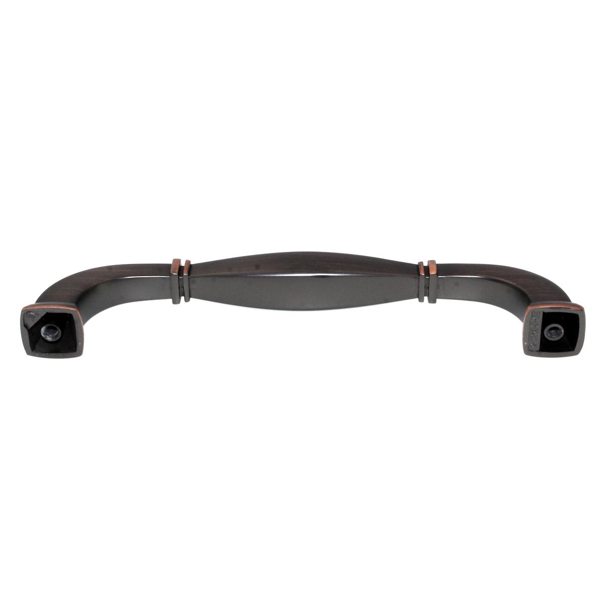 Richelieu Heritage 6" Ctr Cabinet Arch Pull Brushed Oil-Rubbed Bronze 502106BORB