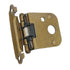 Pair Ajax Bow-Tie Spring Antique Brass Overlay Hinges 5160-AB
