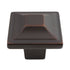 Schaub Menlo Park Ancient Bronze 1 1/4" Square Cabinet Knob 530-ABZ