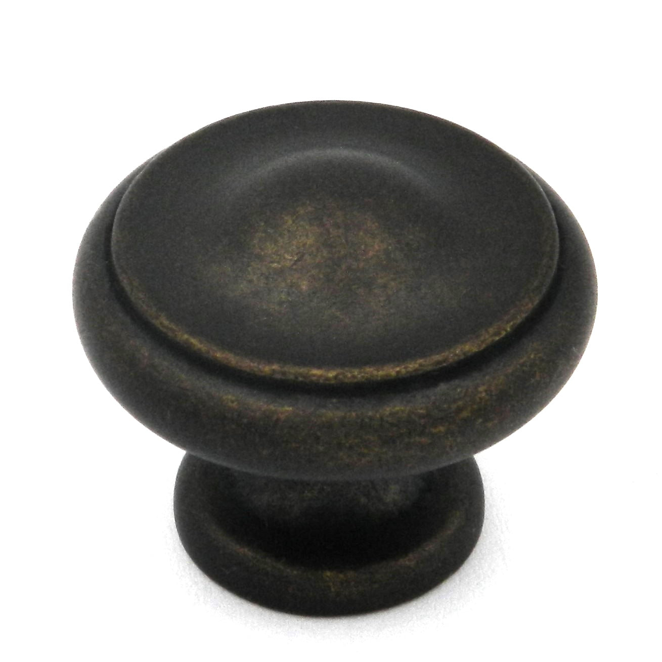 10 Pack Oxford Windover Antique 1 3/16" Knob Keeler Hickory Hardware 54129