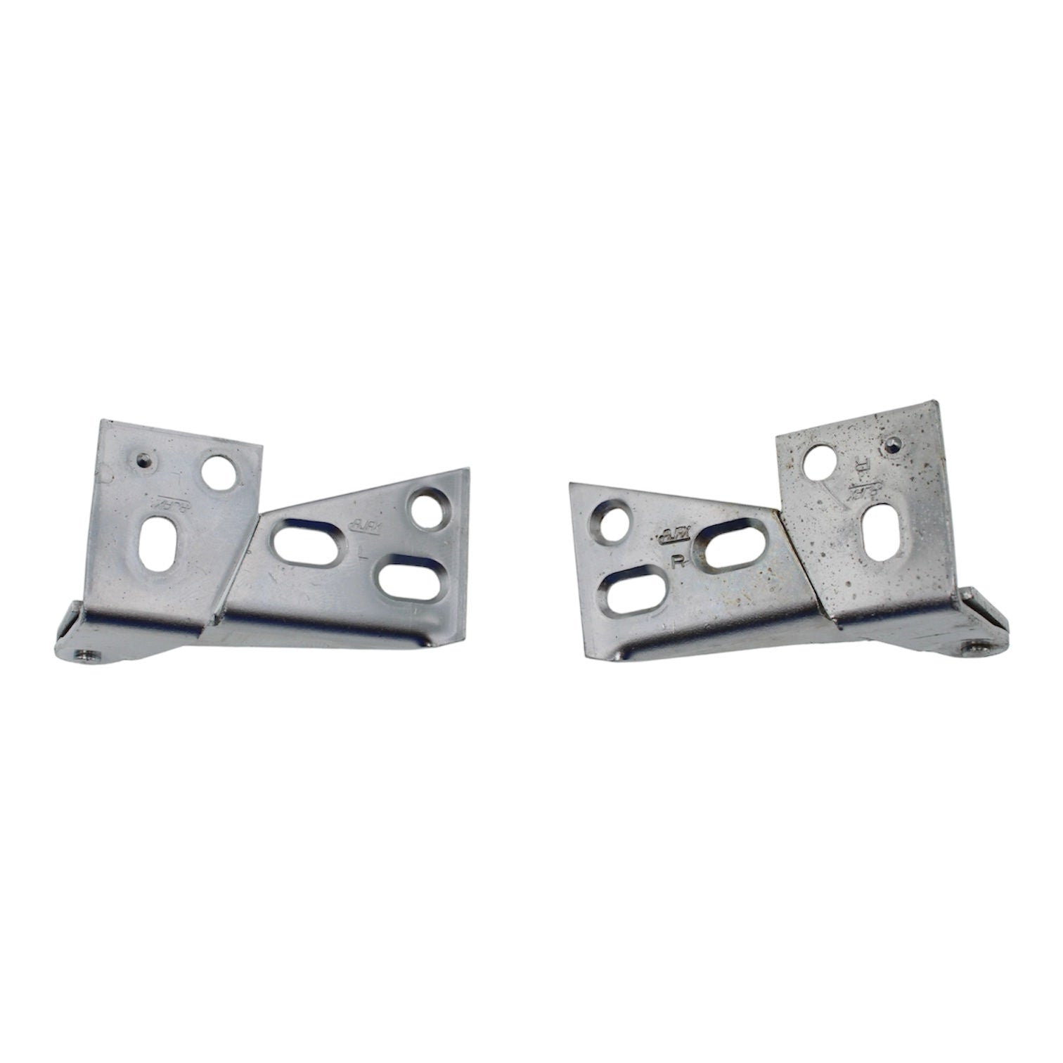 Ajax Pivot Pin Overlay Cabinet Hinges Top and Bottom Mount Bright Chrome 556-26