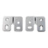 Set of Ajax Pivot Pin Cabinet Hinges For Overlay Door Chrome 5663
