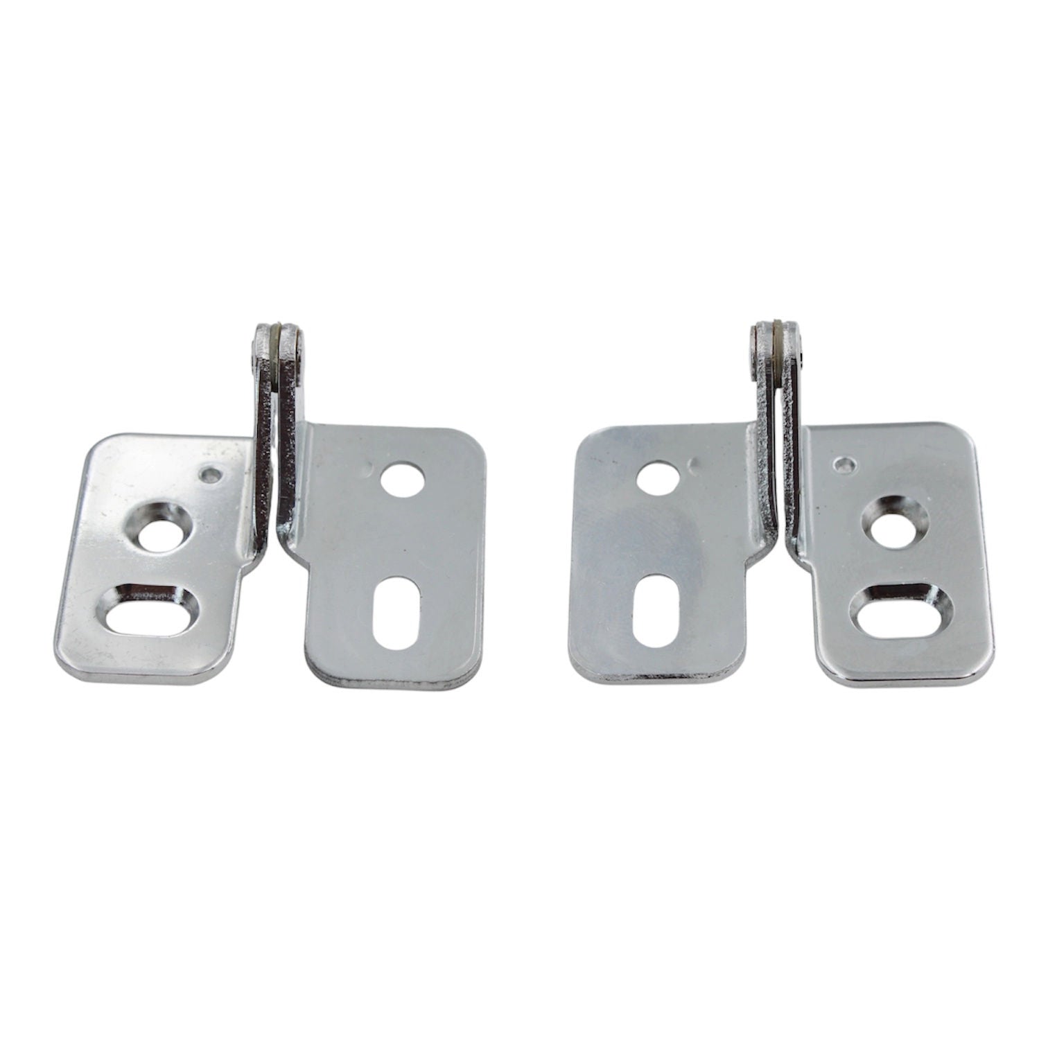 Set of Ajax Pivot Pin Cabinet Hinges For Overlay Door Chrome 5663