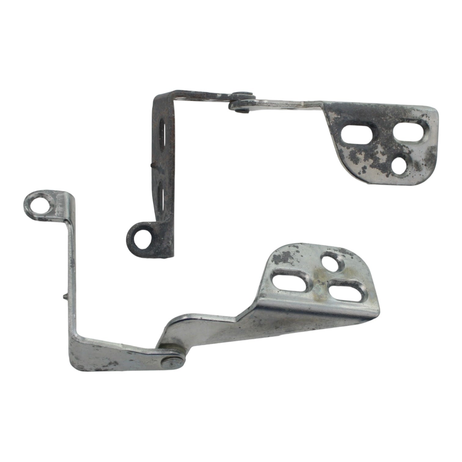 Ajax Pivot Pin Overlay Cabinet Hinges For 3/4" Door Bright Chrome 567-2C