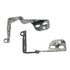 Ajax Pivot Pin Overlay Cabinet Hinges For 3/4" Door Bright Chrome 567-2C
