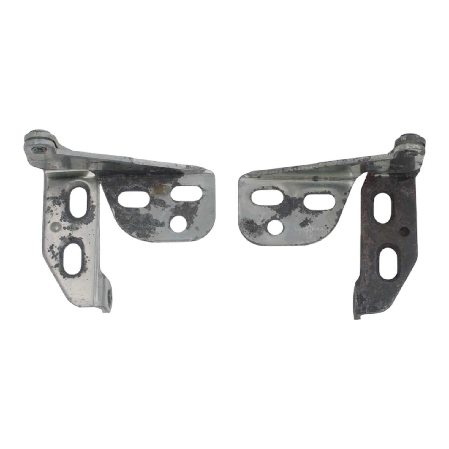 Ajax Pivot Pin Overlay Cabinet Hinges For 3/4" Door Bright Chrome 567-2C