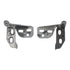 Ajax Pivot Pin Overlay Cabinet Hinges For 3/4" Door Bright Chrome 567-2C
