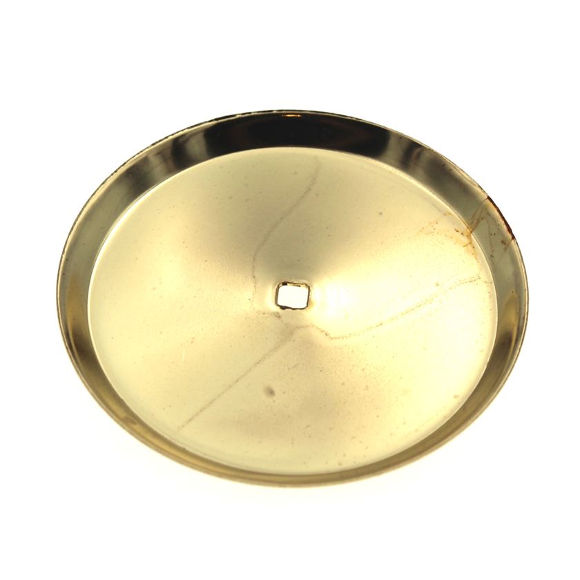 Ultra Designer's Edge 2 3/4 Inch Knob Backplate Polished Brass 57600