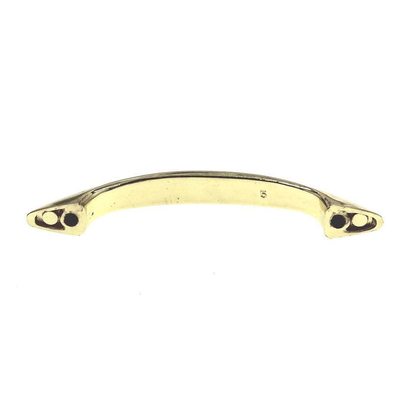Ultra Hardware Designer's Edge Arch Pull 3" Ctr Polished Brass 59145