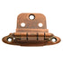 Pair Ajax Antique Copper 3/8" Inset Hinges Face Mount Self-Closing 595-AC