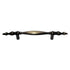 Ultra Hardware Designer's Edge Pull 3" Ctr Antique Brass 59537