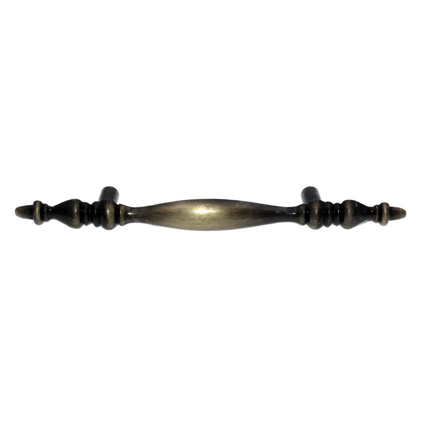 Ultra Hardware Designer's Edge Pull 3" Ctr Antique Brass 59537