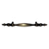 Ultra Hardware Designer's Edge Pull 3" Ctr Antique Brass 59537