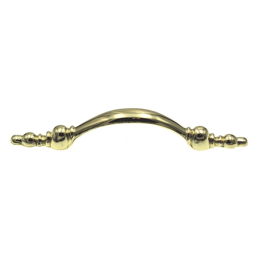 Ultra Hardware Designer's Edge Arch Pull 3" Ctr Polished Brass 59627