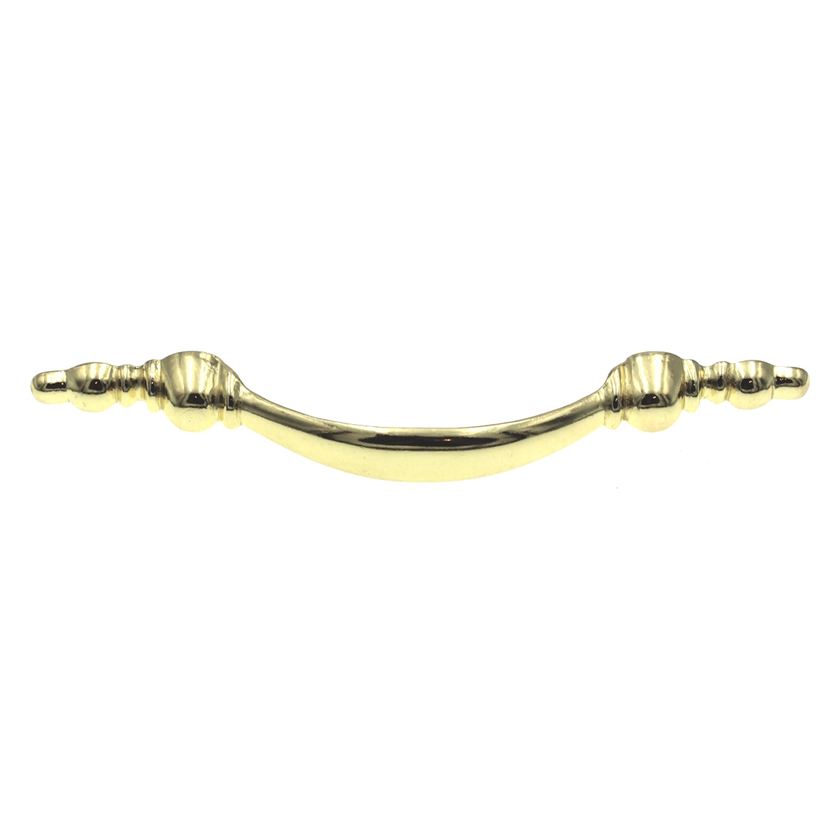 Ultra Hardware Designer's Edge Arch Pull 3" Ctr Polished Brass 59627