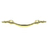Ultra Hardware Designer's Edge Arch Pull 3" Ctr Polished Brass 59627