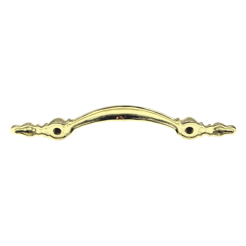 Ultra Hardware Designer's Edge Arch Pull 3" Ctr Polished Brass 59627