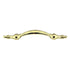 Ultra Hardware Designer's Edge Arch Pull 3" Ctr Polished Brass 59627