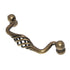 Ultra Hardware Designer's Edge Bail Pull 4" Ctr Antique Brass 59722
