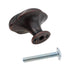 Jeffrey Alexander Amsden 1 5/8" Knob Disstressed Oil Rubbed Bronze 613DMAC