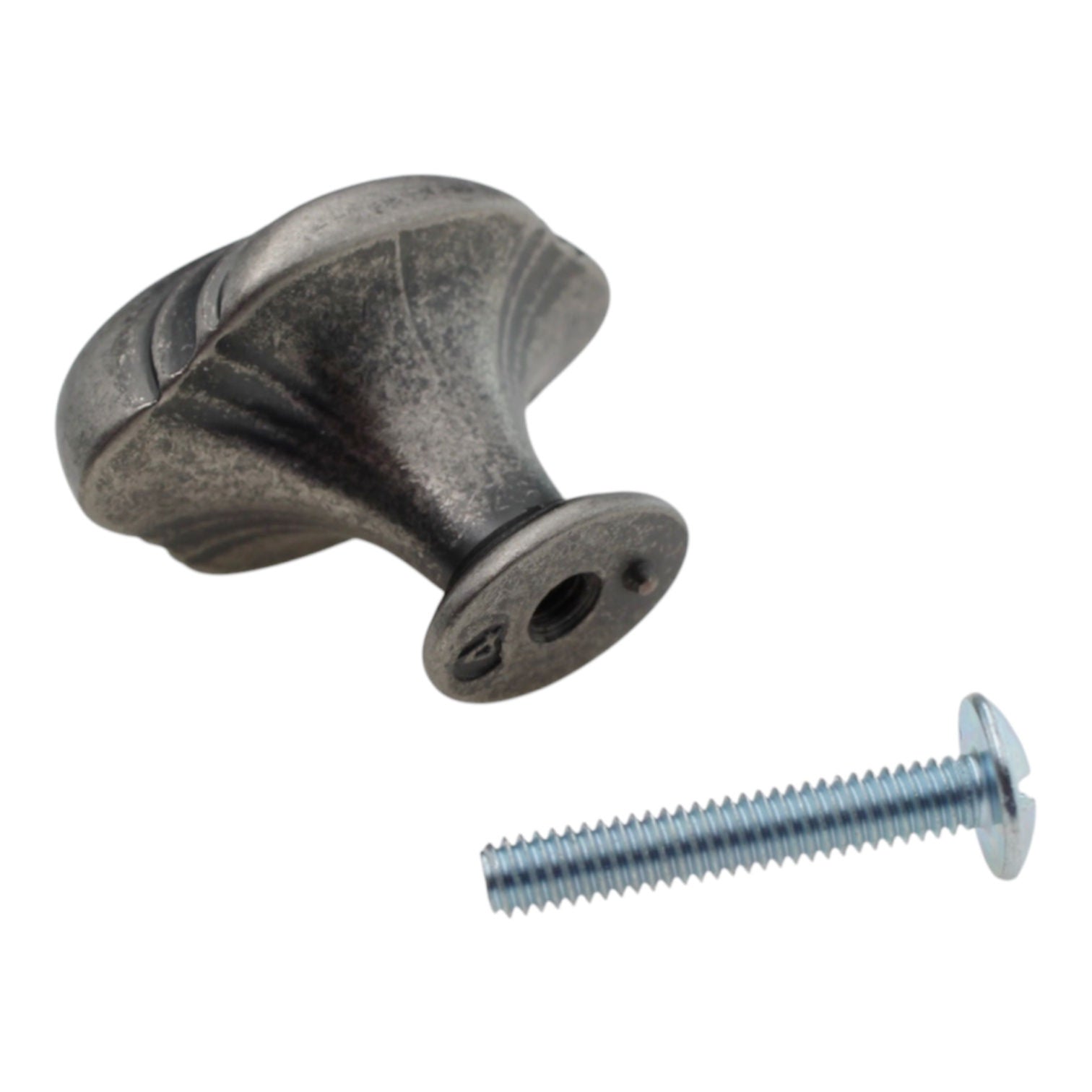 Jeffrey Alexander Amsden 1 5/8" Cabinet Knob Distressed Pewter 613DP