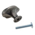 Jeffrey Alexander Amsden 1 5/8" Cabinet Knob Distressed Pewter 613DP