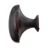 Jeffrey Alexander Amsden 1 5/8" Oval Knob Distressed Oil Rubbed Bronze 613