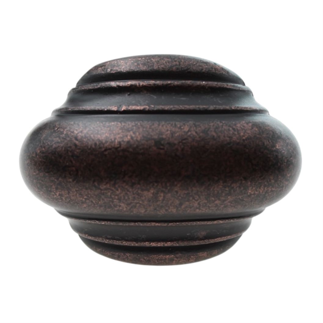 Jeffrey Alexander Amsden 1 5/8" Oval Knob Distressed Oil Rubbed Bronze 613