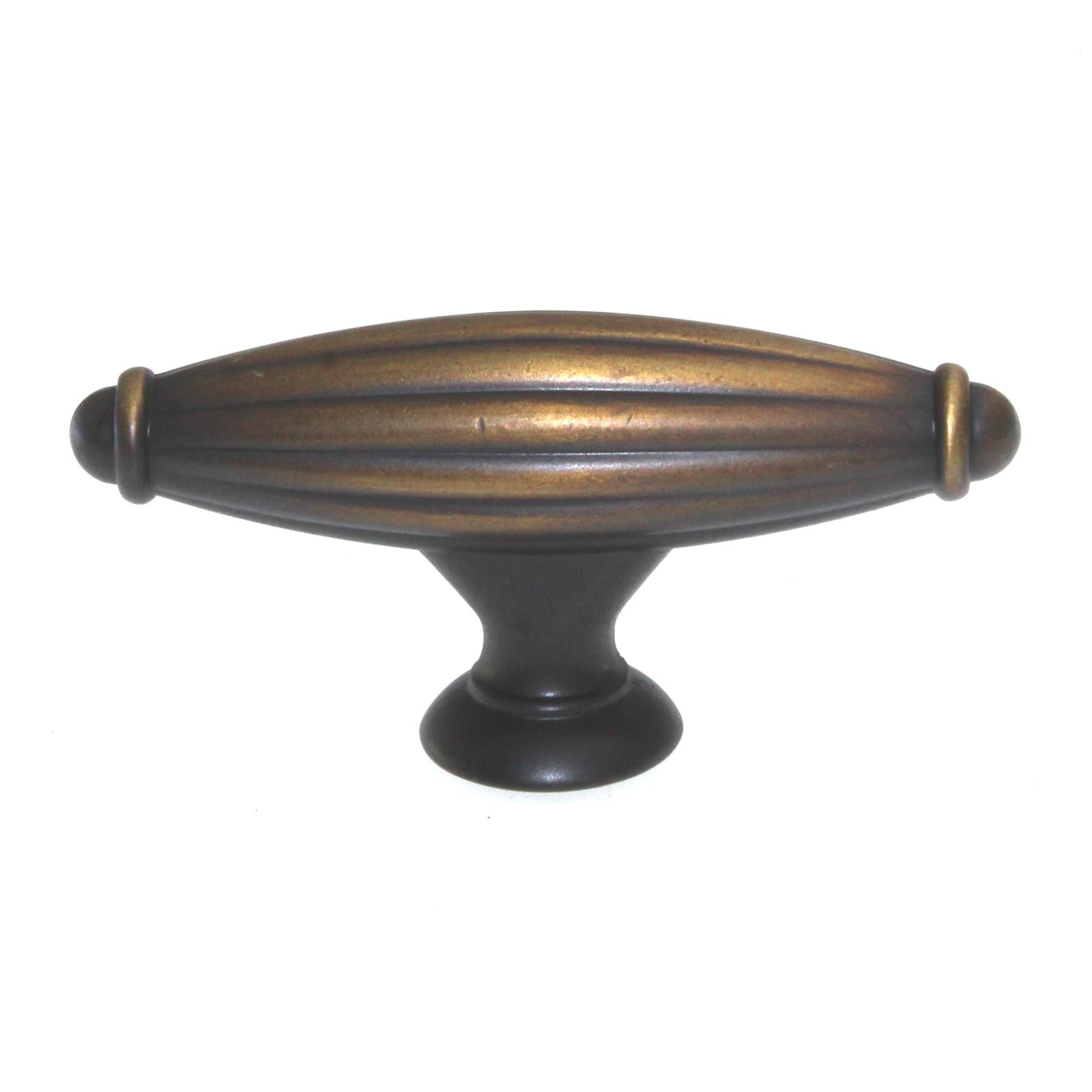 Jeffrey Alexander Glenmore 2 5/8" T-Bar Knob Antique Brushed Satin Brass 618ABSB