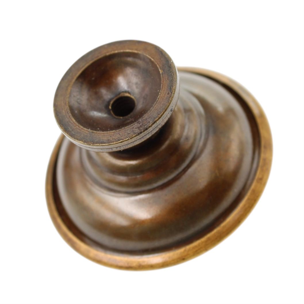 Vintage National Lock Antique English 1 1/2" Boston Tea Party Knob 6321-4A