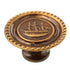 Vintage National Lock Antique English 1 1/2" Boston Tea Party Knob 6321-4A